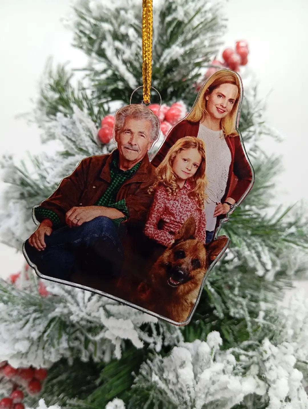 Custom Family Photo Ornament, Double-Sided Christmas Ornament 2024